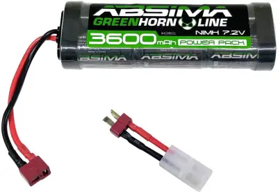Absima nimh akumulatorski paket za modele 7.2 V 3600 mAh Število celic: 6  trdo ohišje T-vtičnica\, vtičnica Tamiya