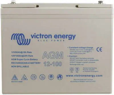 Victron Energy Super Cycle BAT412110081 svinčeni akumulator 12 V 100 Ah svinčevo-koprenast  M6-vijačni priklop