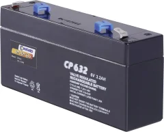 Conrad energy CE6V/3\,2Ah 250103 svinčeni akumulator 6 V 3.2 Ah svinčevo-koprenast (Š x V x G) 134 x 61 x 34 mm ploščati vtič 4\,8 mm brez vzdrževanja Svinčev akumulator 6 V 3.2 Ah Conrad en