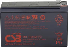 CSB Battery HR 1234W high-rate HR1234WF2 svinčeni akumulator 12 V 8.4 Ah svinčevo-koprenast (Š x V x G) 151 x 99 x 65 mm ploščati vtič\, 6\,35 mm brez vzdrževanja\, nizko samopraznjenje Svin