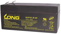 Long WP3.3-12 WP3.3-12 svinčeni akumulator 12 V 3.3 Ah svinčevo-koprenast (Š x V x G) 134 x 65.5 x 67 mm ploščati vtič 4\,8 mm nizko samopraznjenje\, brez vzdrževanja