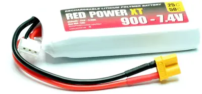 Red Power lipo akumulatorski paket za modele 7.4 V 900 mAh  25 C mehka torba XT30