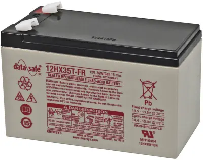 EnerSys Hawker Longlife DataSafe HX 12HX35FR svinčeni akumulator 12 V 7.6 Ah svinčevo-koprenast (ŠxVxG) 151 x 100 x 65mm ploščati vtič, 6,35mm nizki s