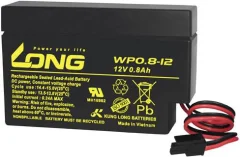 Long WP0.8-12H WP0.8-12H svinčeni akumulator 12 V 0.8 Ah svinčevo-koprenast (Š x V x G) 96 x 62 x 25 mm Molex priključek nizko samopraznjenje\, brez vzdrževanja