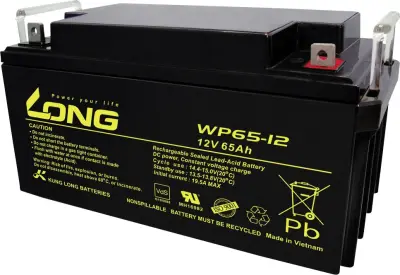 Long WP65-12 WP65-12 svinčeni akumulator 12 V 65 Ah svinčevo-koprenast (ŠxVxG) 350 x 174 x 166mm M6-vijačni priklop vds certifikacija, nizko samoprazn