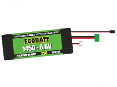 Modelna baterijska baterija (LiIon) LiFe baterija EGOBATT 1450 - 6\,6 V (25C) Pichler life akumulatorski paket za modele 6.6 V 1450 mAh  25 C blok XH