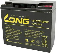 Long WP22-12NE WP22-12NE svinčeni akumulator 12 V 22 Ah svinčevo-koprenast (Š x V x G) 181 x 167 x 76 mm M5-vijačni priklop obstojnostni cikel\, nizko samopraznjenje\, brez vzdrževanja