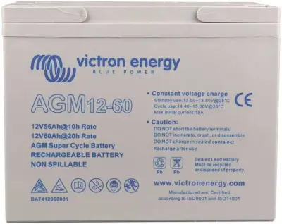 Victron Energy Deep Cycle BAT412550084 svinčeni akumulator 12 V 60 Ah svinčevo-koprenast (Š x V x G) 138 x 229 x 227 mm