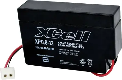 XCell XP0.812AMP XCEXP0.812AMP svinčeni akumulator 12 V 0.8 Ah svinčevo-koprenast (Š x V x G) 96 x 62 x 25 mm amp vtičnica brez vzdrževanja