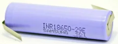 Samsung INR18650-29E ZLF specialni akumulatorji 18650 flaT-top\, primeren za visoke temperature\, z-spajkalni priključek Li-Ion 3.6 V 2900 mAh