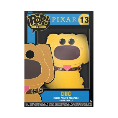 Loungefly Funko velik pop! Emamel Pin - Disney Pixar: UP - Dug Group - zbirateljska broška - za nahrbtnike in torbe - uradno blago