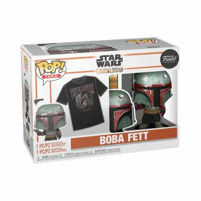 FUNKO POP & TEE: STAR WARS - BOBA FETT figura