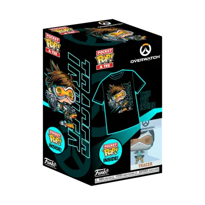 FUNKO PKT POP&TEE: OVERWATCH - TRACER figura + majica