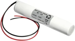 Emmerich Akumulator za zasilno razsvetljavo poti umika 2500 mAh s kabli 3.6 V 36C2500S C 2500\, palica s kabli