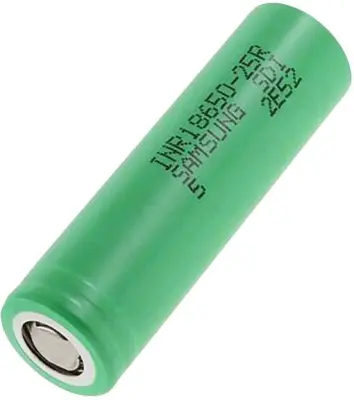 Samsung NR18650-25R specialni akumulatorji 18650 primeren za visoki tok\, primeren za visoke temperature\, Flat-Top Li-Ion 3.6 V 2500 mAh