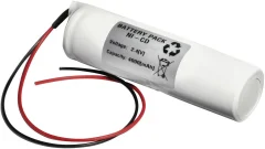 Emmerich Akumulator za zasilno razsvetljavo poti umika 4000 mAh s kabli 2.4 V 24D4000S D 4000\, palica s kabli