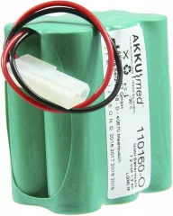 Akku Med akumulator za medicinsko tehniko Nadomešča originalno baterijo (original) 68-22-12-721-009 Seca 7.2 V 1250 mAh