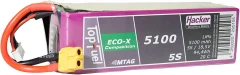Hacker lipo akumulatorski paket za modele 18.5 V 5100 mAh Število celic: 5 20 C mehka torba XT60