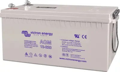 Solarni akumulator 12 V 220 Ah Victron Energy Blue Power BAT412201104 svinčeno-gelni (Š x V x G) 522 x 238 x 240 mm M8 vijačni priključek