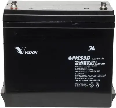 Vision Akkus 6FM55DX 6FM55DX svinčeni akumulator 12 V 55 Ah svinčevo-koprenast (ŠxVxG) 239 x 210 x 132mm M6-vijačni priklop brez vzdrževanja, obstojno