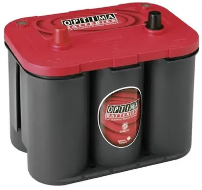 Svinčev akumulator 12 V 50 Ah Optima Batteries RTS4.2 8022500008882 svinčevo-koprenast (AGM) 254 x 200 x 172 mm konusni pol