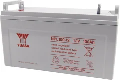 Yuasa NPL100-12 NP100-12 svinčeni akumulator 12 V 100 Ah svinčevo-koprenast (Š x V x G) 407 x 240 x 172 mm M10-vijačni priklop brez vzdrževanja
