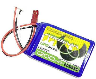 Absima lipo akumulatorski paket za modele 7.4 V 1200 mAh Število celic: 2  mehka torba BEC