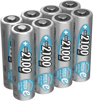 Mignon (AA) akumulator NiMH Ansmann maxE 6 + 2 gratis\, HR06 2100 mAh 1.2 V 8 kosov