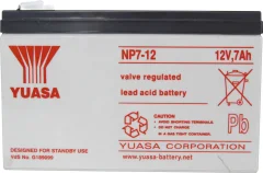 Svinčev akumulator 12 V 7 Ah Yuasa NP7-12 NP7-12 svinčevo-koprenast (AGM) 151 x 98 x 65 mm ploščati vtič 4.8 mm brez vzdrževanja