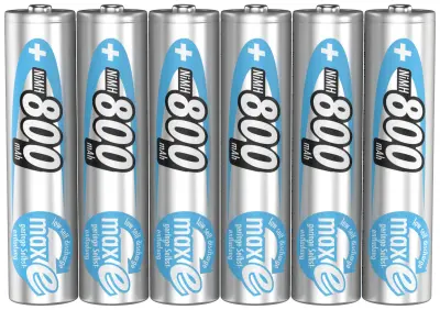 Micro (AAA) akumulator NiMH Ansmann maxE 4 + 2 gratis\, HR03 800 mAh 1.2 V 6 kosov