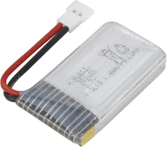 Hubsan lipo akumulatorski paket za modele 3.7 V 380 mAh Število celic: 1  mehka torba ploščati vtič
