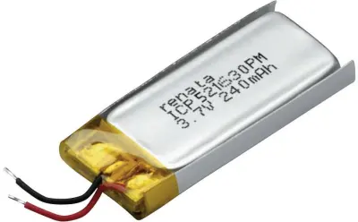 LiPo-akumulator Renata ICP521630PM\, 3\, 7 V\, 250 mAh\, ICP061732\, (D x Š x V) 31\, 5 x 17 x 5\, 7 mm 100691