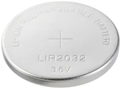 VOLTCRAFT LIR2032 gumbni akumulator LIR 2032 litij 45 mAh 3.6 V 1 kos