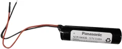 Litij-ionski akumulator s kablom Panasonic ICR18650 3\, 7 V 3400 mAh (Ø x V) 18 mm x 70 mm NCR18650BK