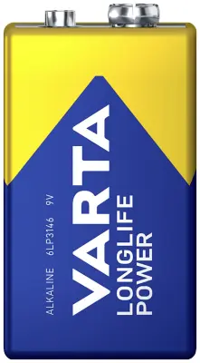 9 V Block baterija\, alkalno-manganova Varta High Energy 6LR61 9 V 2 kosa