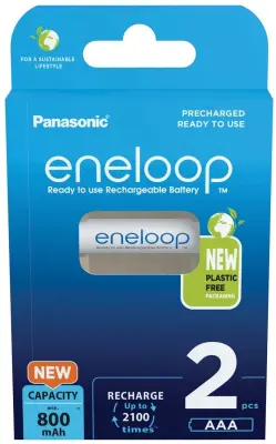 eneloop eneloop HR03 micro (AAA)-akumulator NiMH 800 mAh 1.2 V 2 kos