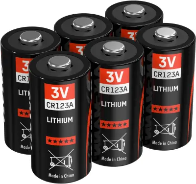 Ansmann CR123 fotobaterije CR-123A litij 1375 mAh 3 V 6 kos Fotobaterija CR 123 litijeva Ansmann CR123 3 V 6 kos