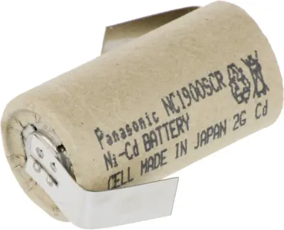 NiCd akumulatorska baterija Panasonic Sub-C\, 1.2 V 1900 mAh (Ø x V) 22.9 mm x 43 mm NC-1900SCR