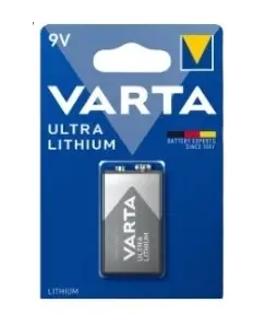 9 V Block baterija\, litijeva Varta Professional 6LR61 1200 mAh 9 V 1 kos