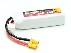 Red Power lipo akumulatorski paket za modele 7.4 V 650 mAh  25 C mehka torba XT30