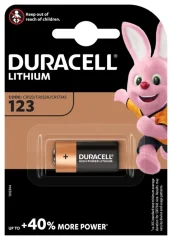 Baterija za fotoaparat CR-123A litijeva Duracell CR123 1400 mAh 3 V 1 kos
