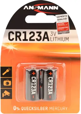 Ansmann CR17335 fotobaterije CR-123A litij 1375 mAh 3 V 2 kos