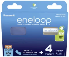 eneloop eneloop HR03 +Box micro (AAA)-akumulator NiMH 800 mAh 1.2 V 4 kos