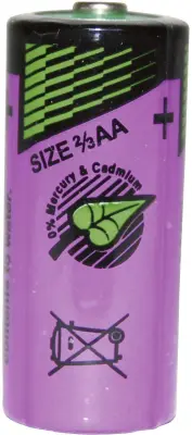 Posebna litijeva baterija Tadiran 2/3 AA\, 10 mA 3.6 V 1600 mAh 2/3 AA (Ø x V) 15 mm x 33 mm