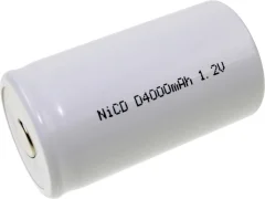 Posebni akumulator Mono (D) temperaturno odporni\, Flat-Top NiCd Mexcel D-D4000H 1.2 V 4000 mAh