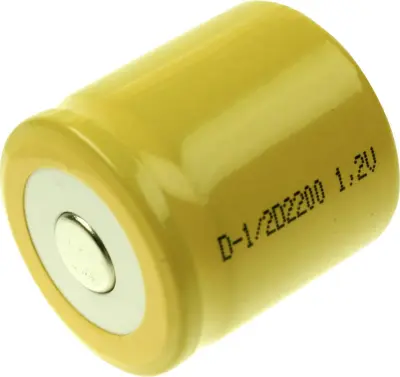 Posebni akumulator 1/2 D Flat-Top NiCd Mexcel D-1/2D2200 1.2 V 2200 mAh
