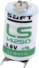 Posebna litijeva baterija Saft 1/2 AA 3 x spajkalni zatič +/-- 3.6 V 1200 mAh 1/2 AA (Ø x V) 15 mm x 25 mm