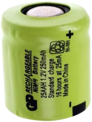 Posebni akumulator 1/3 AA Flat-Top NiMH GP Batteries GP25AAH 1.2 V 250 mAh