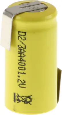 Posebni akumulator 2/3 AA Z-spajkalni rep\, Flat-Top NiCd Mexcel D-2/3AA400 1.2 V 400 mAh