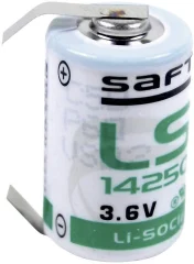 Posebna litijeva baterija Saft 1/2 AA U-spajkalni priključek 3.6 V 1200 mAh 1/2 AA (Ø x V) 15 mm x 25 mm
